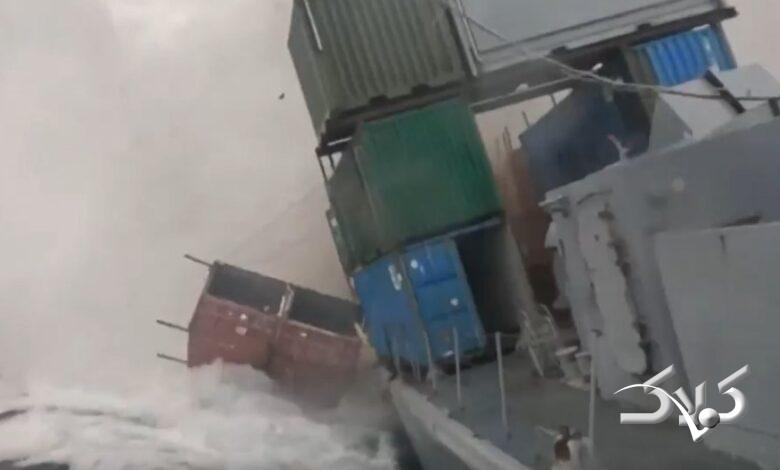 برخورد اژدر با ناوچه