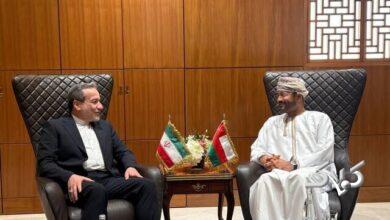 سیدعباس عراقچی، وزیر امور خارجه ایران و بدر البوسعیدی، وزیر خارجه عمان