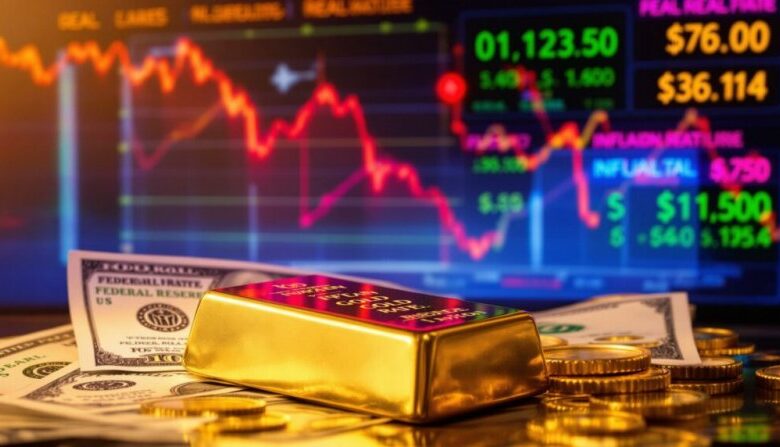 عقبنشینی ۱۰ درصدی قیمت طلا از قله تاریخی!