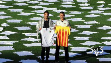 ۴۰۰ تیشرت سفید در بارسلونا؛ ادای احترام به فوتبالیستهای شهید فلسطینی