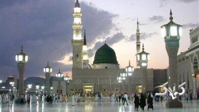 مدینه منوره بارانی شد +ویدیو