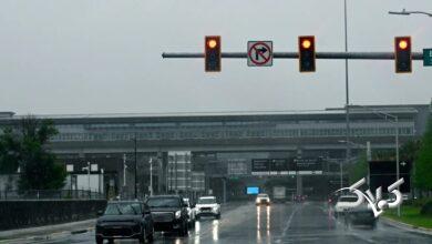 نوجوان موتورسوار بعد از تصادف آتش گرفت +ویدیو