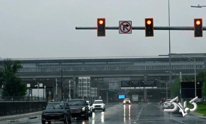 نوجوان موتورسوار بعد از تصادف آتش گرفت +ویدیو