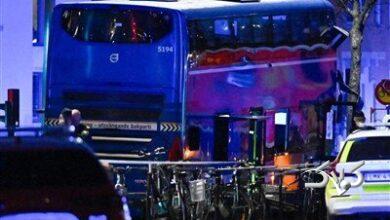 اتوبوس سوئدی جان چند نفر را گرفت +ویدیو