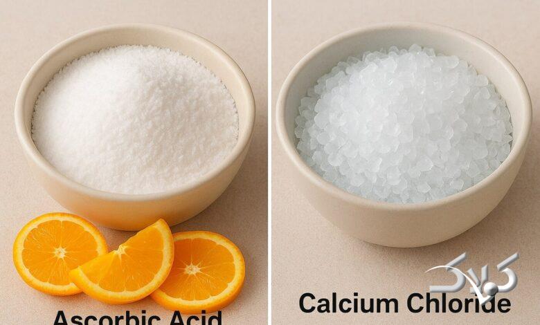 کلرید کلسیم و اسید اسکوربیک: راهکارهایی برای صنعت غذایی مدرن