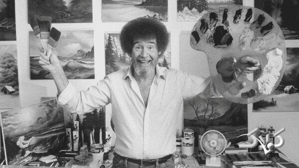 نجات تلویزیون آمریکا با نقاشیهای باب راس