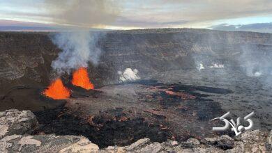 فوران پروانه‌ای آتشفشان هاوایی وایرال شد! +ویدیو