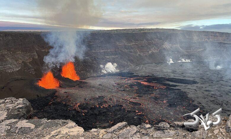 فوران پروانهای آتشفشان هاوایی وایرال شد! +ویدیو
