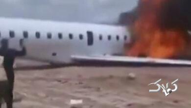 هواپیمای آقای وزیر سقوط کرد +ویدیو