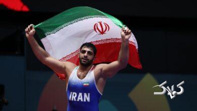 ساروی نشان طلای کشتی فرنگی را ضرب کرد +ویدیو