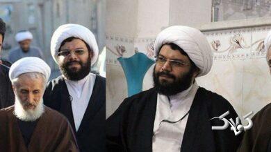 ۲ تصویر از پسر کاظم صدیقی کنار پدرش که بامداد امروز درگذشت