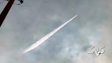 تصاویر دیدنی از عملیات اطفای حریق هوایی در ارتفاعات چالوس +ویدیو