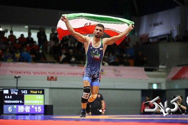 سیاهوشی طلا گرفت؛ کاروان ایران رکورد زد