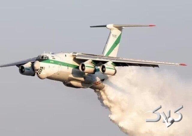 هواپیمای ایلیوشین سپاه به کمک جنگلهای الیت آمد +ویدیو