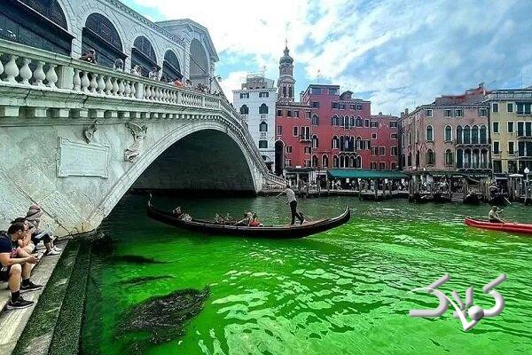 عوامل ریختن رنگ سبز در کانال ونیز اخراج شدند