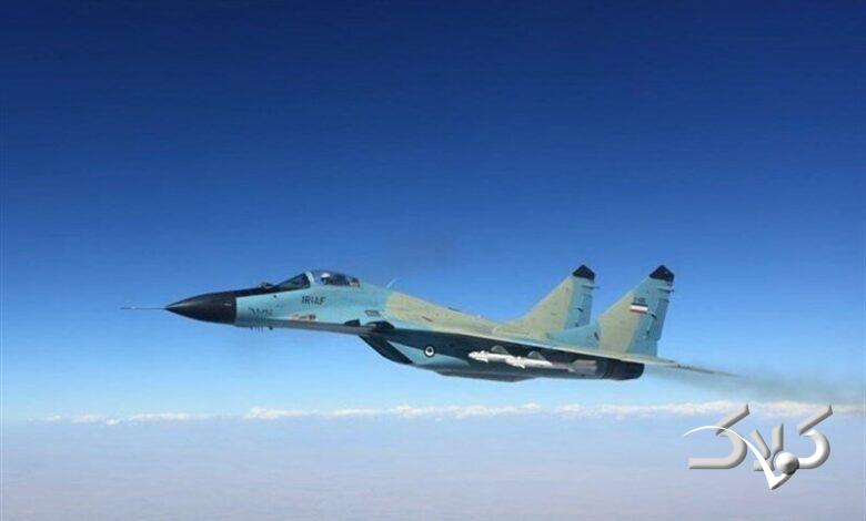 اولین ویدیو از پرواز صبح امروز میگ ۲۹ در آسمان تهران+ توضیح ارتش