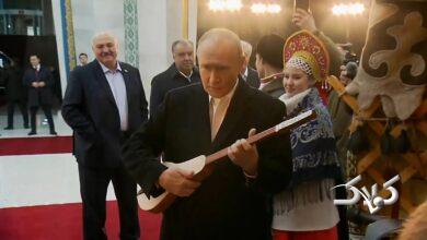 پوتین هم دست به ساز شد +ویدیو