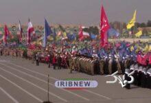 ۱۰ هزار بسیجی در تهران به خیابان آمدند +ویدیو