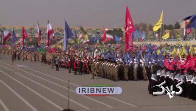 ۱۰ هزار بسیجی در تهران به خیابان آمدند +ویدیو