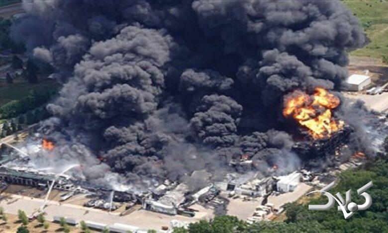 لحظه انفجار تانکر شیمیایی در کارخانه سیدنی! +ویدیو