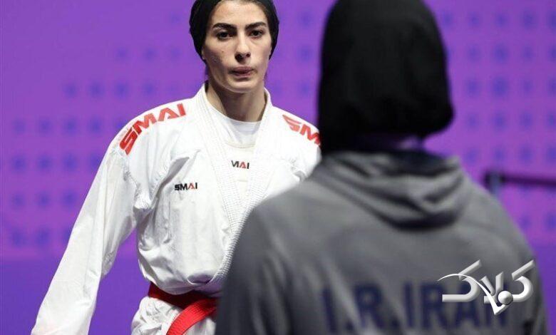 نخستین طلای تاریخ کاراته بانوان برای ایران!