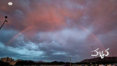 آسمان تهران بعد از یک روز طوفانی