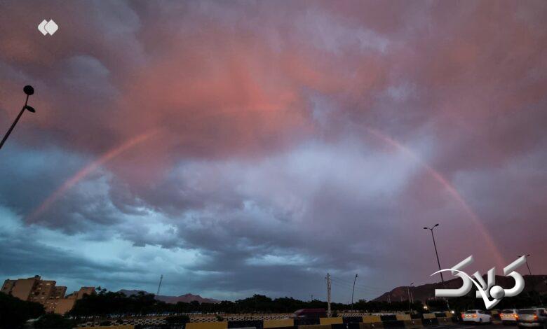 آسمان تهران بعد از یک روز طوفانی