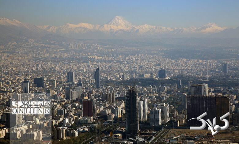 نمای تهران از برج میلاد