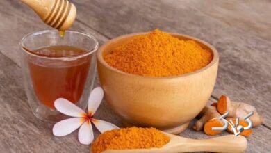 زردچوبه و عسل