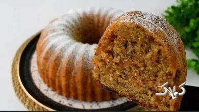 کیک هویج و گردو