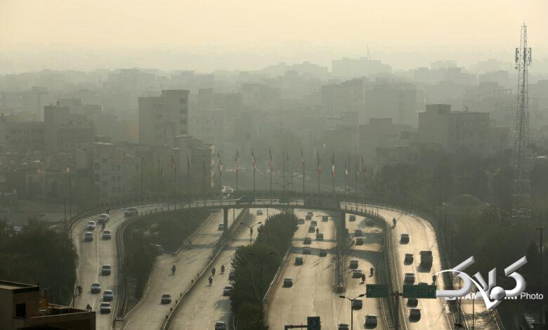 هشدار نارنجی آلودگی هوای تهران