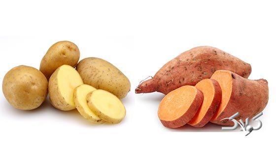 سیب زمینی شیرین و زرد