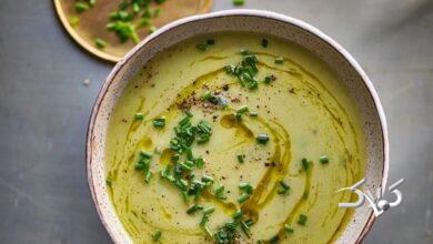 سوپ کرفس با خامه