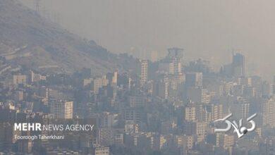 هواشناسی ایران امروز ۳۰ آبان؛ شاخص آلودگی در آستانه خطرناک