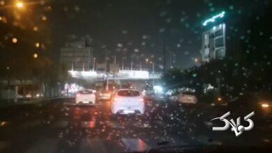 بارش شدید شبانه پاییزی در آذربایجان غربی