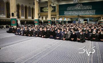 جدیدتربن تصاویر از حسین شریعتمداری و قاضی صلواتی در حسینیه امام خمینی (ره)