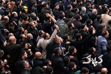 ثبت تصویر خاص در حسینیه امام خمینی از رهبری + عکس