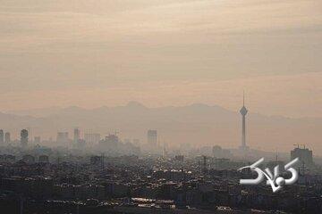 شاخص آلودگی هوای تهران به ۲۲۵ رسید