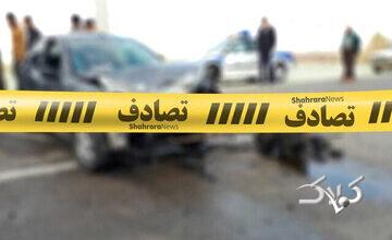 تصادف مرگبار خودروسواری با تریلی/ آمار جان باختگان