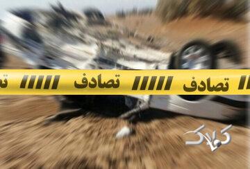 واژگونی سرویس مدرسه/ آمار دانش‌آموزان مصدوم