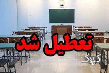مدارس و دانشگاههای این استان تا آخر هفته تعطیل شد