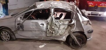 مرگ‌ تلخ راننده ۲۰۶ در این اتوبان تهران