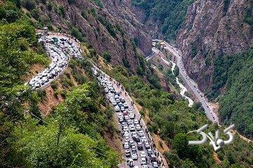 وضعیت ترافیکی جادههای شمالی