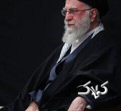 انگشتر خاص در دست رهبر انقلاب در نخستین شب عزاداری شهادت حضرت زهرا(س) + تصویر