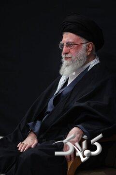 انگشتر خاص در دست رهبر انقلاب در نخستین شب عزاداری شهادت حضرت زهرا(س) + تصویر