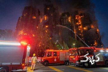 فاجعه در هنگکنگ؛ ۹۴ نفر در آتش سوختند