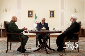 عکس خاص از نشست مشترک سران قوا + تصویر