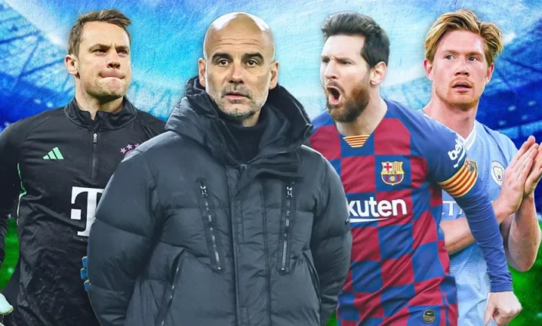 بهترین بازیکنان پپ گواردیولا