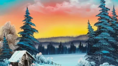 نقاشی باب راس