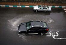 تصاویر بارش باران پاییزی در تهران